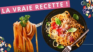 Recette de la véritable sauce bolognaise italienne 👩‍🍳faite maison 👨‍🍳 niveau facile pour débutants [upl. by Elmina]