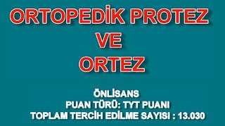 ORTOPEDİK PROTEZ VE ORTEZ NEDİR BÖLÜM TANITIMI [upl. by Suiraj]