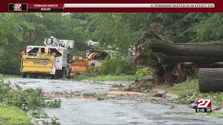 Tropical Storm Debby hits Harrisburg Central Pennsylvania [upl. by Nahraf518]