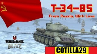 World Of Tanks Blitz Español  T3485 [upl. by Nicolella344]