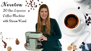 Neretva 20 bar espresso machine review and demo [upl. by Ajet904]