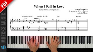 When I Fall In Love  Jazz Piano Sheet Music pianotutorial sheetmusic [upl. by Gwendolin]