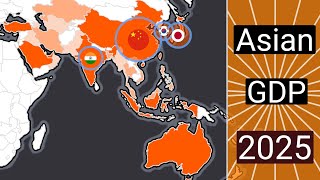 Top 30 Asian Economies Oceania in 2025 GDP nominal [upl. by Nodnal191]