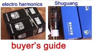 300B Electro Harmonics vs Shuguang scientific analysis using tube tester and bias meter [upl. by Eintroc]