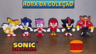 HORA DA COLEÇÃO Coleção Sonic The HedGehog  Burger King 2024  Projeto Cinema [upl. by Konrad]