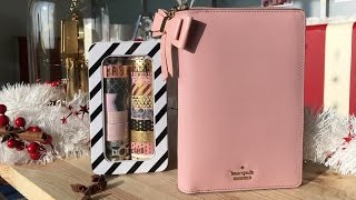 Мой Kate Spade Cameron Street Agenda ежедневник и кошелек на 2017 [upl. by Nylodnewg]