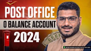 Indian Post 0 Balance Account [upl. by Yerfoeg612]