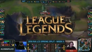 NA LCS VOD Review of IMT vs C9 on Week 5 Day 2 by IWDominate [upl. by Thorncombe188]