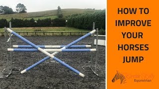 How to improve your horses jump with a quothigh arm Xquot with Kirstin Kelly [upl. by Yenwat]