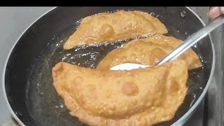 Sweet Samosa  Kajjikayalu With 1 Cup Wheat flour  Evening Snack Recipe [upl. by Zetes]