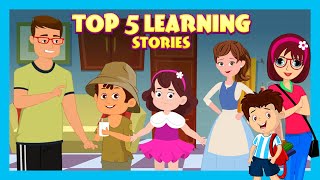 Top 5 Learning Stories for Kids  Bedtime Stories  Short English Stories  Tia amp Tofu [upl. by Alekal]