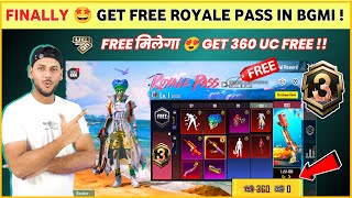 OMG 😍 Free Royal Pass Bgmi  How to Get Royal Pass in Bgmi  Bgmi New Royale Pass [upl. by Stephenie]