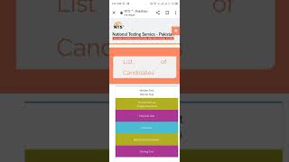 How to download roll no slip from NTS website  NTS NTSrollno [upl. by Oiratnom]