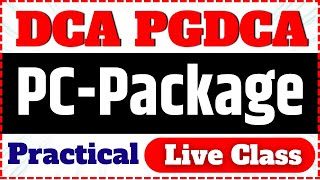 📚PCPackage DCA amp PGDCA Exam December 2023 dca pgdca mcu [upl. by Nas]