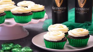 Chocolate Guinness Cupcakes [upl. by Mclain]