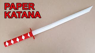 KAĞITTAN KATANA YAPIMI   How to Make a Paper Sword [upl. by Elyad]