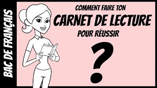 Bac de français  Comment faire ton carnet de lecture pour réussir [upl. by Datnow829]