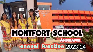 Montfort school annual function 22 November 202324 montfort school function ambikapur [upl. by Ayit916]