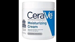 Cera Ve Moisturizing Cream  Body and Face Moisturizer for Dry Skin  Skincare [upl. by Aramat41]