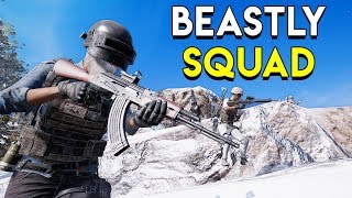 Beastly Vikendi Squad  PUBG [upl. by Adali755]