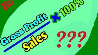 Gross Profit Margin Calculation  Bangla [upl. by Trebled]