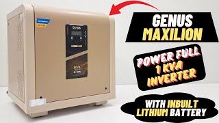 Best Lithium Ion Battery Inverter Review  Genus MaxiLion Full Review and Test  Best Inverter 2024 [upl. by Mahseh]