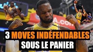 3 MOVES INARRÊTABLES AU POSTE BAS  BASKETBALL [upl. by Nimesay]