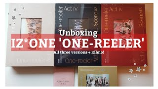 Unboxing IZONEs 4th mini album Onereeler all three versions  Kihno [upl. by Gianna38]