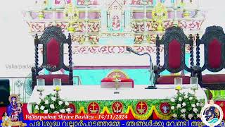 14 NOVEMBER 2024  0530PM  LIVE HOLY MASS  വിശുദ്ധ കുർബാന  VALLARPADAM SHRINE BASILICA [upl. by Atilehs]