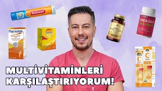 Multivitaminleri Karşılaştırıyorum 💊 [upl. by Irrehs]