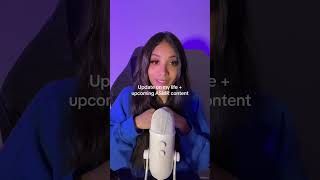 Pls bare with me besties 🥰 asmr fyp update Sassysounds shorts [upl. by Ecerehs832]