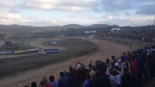 WRC Sardegna 2016 SSS1 Ittiri Arena Show Sebastien Ogier Vs Hayden Paddon [upl. by Zitah]