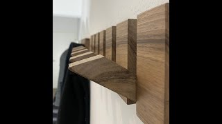 Appendiabiti moderno fai da te  Modern coat rack homemade [upl. by Aitret]