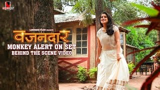 Monkey alert on set  Vazandar  Priya Bapat  Landmarc Films [upl. by Jobie391]