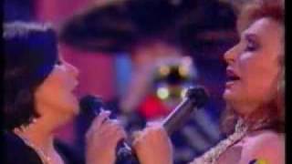 rocio jurado amor callado con ana gabriel [upl. by Adleremse]