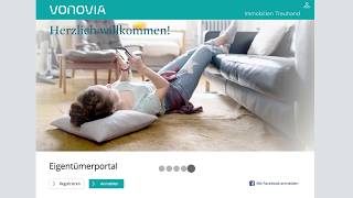 Vonovia Immobilien Treuhand  Tutorials quotRegistrierungsprozess für die neue App Appquot [upl. by Whallon]