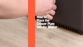 COSORI  How to Place the Crisper Plate into the Basket [upl. by Witha]