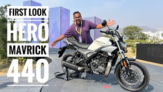 Hero Mavrick 440 First Look  MotorBeam [upl. by Nyliac868]