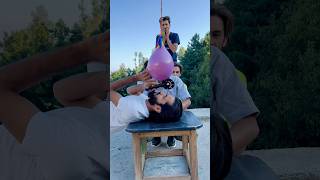 “ Day 362 “ Balloon 🎈 Cutting Game 🤣 foryou baloonchallenge funny gamewithballoons halloween [upl. by Zedecrem817]