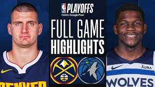 2 NUGGETS at 3 TIMBERWOLVES  FULL GAME 4 HIGHLIGHTS  May 12 2024 [upl. by Relly]