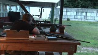 Ted at the shooting range with a Kimber 325 WSM HD [upl. by Gisser]