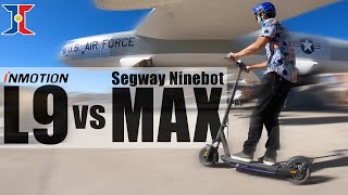 InMotion L9 vs Segway Ninebot Max Best Commuter Scooter [upl. by Olds]