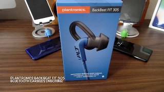 PLANTRONICS BACKBEAT FIT 305 Unboxing [upl. by Karl]