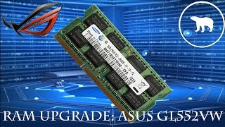 HOW TO UPGRADE RAM IN ASUS ROG GL552VW [upl. by Gervais]