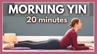 20 min Morning Yin Yoga Without Props  SLOW amp SWEET [upl. by Eissirc]