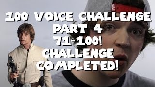 Craig Ball  100 Voice Challenge Part 4 The Finale Feat Star Wars [upl. by Nellda31]