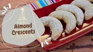 Almond Crescent Cookies  The Frugal Chef [upl. by Korwin902]