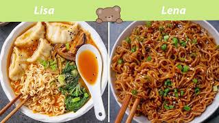 Lisa or Lena  Yummy Korean Food Edition 🤤😋 Spicy X Desserts CloudyChaosMuana [upl. by Nitsirk]