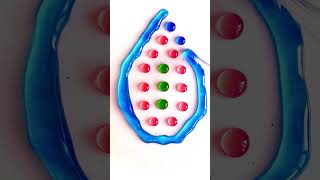 🔴🟡🟢⚪️Water Colour Drops 💦 Satisfying Video oddlysatisfying trending colorsmixing [upl. by Odnumde]