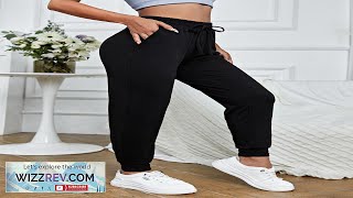 SHEIN Sport Exploreva Solid Drawstring Waist Sports Sweatpants SHEIN USA Review [upl. by Carman]